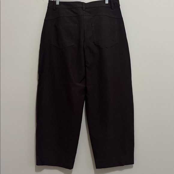 LULULEMON Like New Citysleek mid-rise barrel leg pants light utilitech espresso - Picture 7 of 10